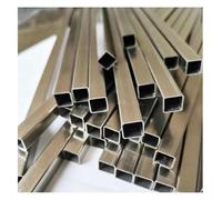 HSIRYAOHD 304 Stainless Steel Small Square Tube Pipe Hollow Square Steel Rod Small Diameter Rectangular Tube 3x3MM 4x4 5x5 6x6 7x7 8x8MM, 1PC(3x3x1mm)