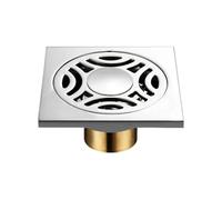 HSIRYAOHD Bathroom Drain Cover,Square Floor Drain Anti-Odor, Stainless Steel/Copper Floor Drain with Removable Cover, Shower Floor Drain for Bathroom Laundry(STYLE4)(Style13)
