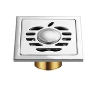 HSIRYAOHD Bathroom Drain Cover,Square Floor Drain Anti-odor, Stainless Steel/Copper Floor Drain with Removable Cover, Shower Floor Drain for Bathroom Laundry(STYLE4)(Style10)