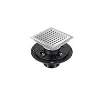 HSIRYAOHD Bathroom Drain Cover,Stainless Steel Floor Drain Square Sewer Anti-Clogging Filter Sink Drain Cover Kitchen Bathroom Hardware Accessories(11CMX11CM,Type9)(Type3,15CMX15CM