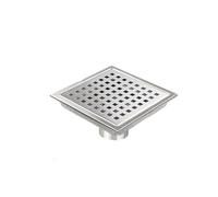 HSIRYAOHD Bathroom Drain Cover,Stainless Steel Floor Drain Square Sewer Anti-Clogging Filter Sink Drain Cover Kitchen Bathroom Hardware Accessories(11CMX11CM,Type9)(Type11,11CMX11C
