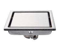 HSIRYAOHD Bathroom Drain Cover,Tile Insert Square Floor Waste Drain Bathroom Grates Shower Drain Stainless Steel Large Flow Drainer(Style4-15X15cm)(Style4 15X15cm)