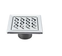 HSIRYAOHD Bathroom Drain Cover,Tile Insert Square Floor Waste Drain Bathroom Grates Shower Drain Stainless Steel Large Flow Drainer(Style4-15X15cm)(Style11 10X10cm)