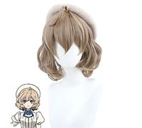 HSIU Anime Invented Inference Cosplay Kotoko Iwanaga Cosplay wig Costume Hat Women Dress Lolita Dress M wig