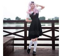 HSIU New High Quality Fujiwara Chika Anime Kaguya-sama: Love is War Cosplay wig Halloween Pink Synthetic Hair Women Adult wigs. S clothing