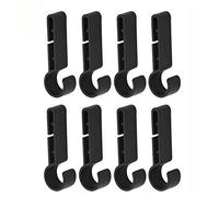 HSIULMY 8 Pack Helmet Clips for Headlamp, Easily Mount Headlamp on Narrow-Edged Helmet, Hardhat, Safety Cap