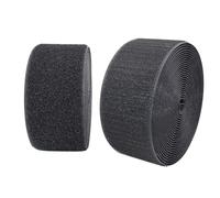 HSIULMY Sew On Tape Hook and Loop, 50mm x5M Non-Adhesive Hook and Loop Fasteners Nylon Strips Fabric Fastener, Heavy Duty Strips Hook and Loop Tape for Clothing Sewing Crafts and DIY Projects
