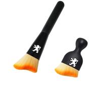 HSJKU 2 Pcs Car Interior Cleaning Brush for Peugeot 5008 II 2020-2024 SUV, Curved with Ultra Soft Bristles,for Vehicle Interior Detailing