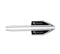 HSJKU 3D Metal Car Sticker for DS 4 II 1.2 PureTech Automatic 2021-2024, Badge,Car Emblem,3D Metal Logo Decals,Emblem Sticker,Automotive Exterior Accessories,Black