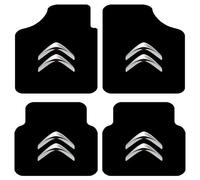 HSJKU 4 PCS Floor Mats for Cars for Citroen Picasso C2 C3 C4 C5 C1 Elysium Cactus DS3, Hard-Wearing Pile,Anti-Slip Granulated Backing,Car Mats Accessories
