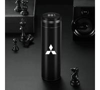 HSJKU Car Cup Holder Tumbler for Mitsubishi Mirage G4 (A10) 2013-2019, 500ml Vacuum Insulated Stainless Steel Flask - Hot & Cold Travel Mug for Coffee & Tea, Leakproof