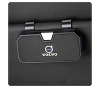 HSJKU Car Glasses Case for Volvo XC-60 II (XC60) 2017-2024, Glasses Storage Protective Box,for Car Sun Visor for Car Most Models Interior Accessories,Bla-ck