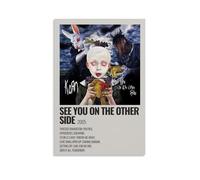 HSJKU KoRn See You On The Other Side Poster Wall Art Canvas Cover Vintage Aesthetic Poster Decorative Painting for Living Room Bed Room 08x12inch(20x30cm) Unframe-style