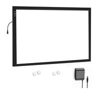 HSK A1 Artist Light Box Light Pad Aluminium Frame Super Thin 6.6mm Touch Lock/Unlock Dimmer Button 20W Super Bright LED 4500 lux with 24V 1A Adapter