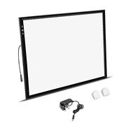 HSK A2 Artist tracing Light Box Copy Table,12V2A Adapter Power Dimmerable 5000 Lux Lock Button Artcraft Light Pad for Tatto Drawing, Sketching, Animation,Diamond Painting