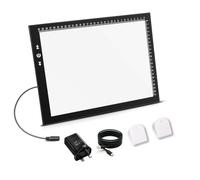 HSK A4 LED Artist tracing Light Box Copy Table, Adjustable High Brightness Light Pad for Tatto Drawing, Sketching, Animation,Diamond Painting Accessories