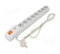 HSK DATA ACAR-S8-1.5M-GREY Plug socket strip