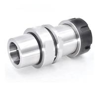 HSK25E HSK32E HSK40E HSK50E HSK50A ER11 ER16 ER20 ER25 SK10 SK16 Tool Holder Anti-rust HSK Spindle Chuck Stainless Steel Tools Mill Chuck Holder(HSK25E-ER11-43L)