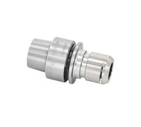 HSK25E HSK32E HSK40E HSK50E Tool Holder ER11 ER16 ER20 ER25 ER32 SK10 SK16 Collet Chuck Stainless Steel HSK CNC(HSK50E-SK10-60L)