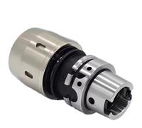 HSK50A HSK63A High Precision Tool Holder ER16-ER32 Milling Collet Chuck CNC Metal Lathe Tools Spindle Engraver 0.002mm Mill Chuck Holder(HSK63A-ER32-100)