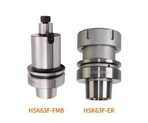HSK63F Woodworking Tool Holder ER16 ER20 ER25/32/40 FMB22/27 High Precision Bala