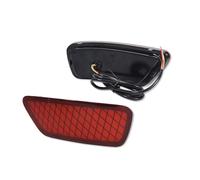 HSKFH Car Rear Light For Jeep For Grand For Cherokee WK2,Compass & For Dodge For Journey Function as Tail, Brake,Rear Fog Lamps 2PCS Bumper Reflector Headlight lenses(Red Lens)