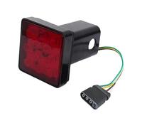 HSKFH Car Rear Light Trailer LED Brake Tail Light Easy to Install Professional Replace 12V Square Headlight lenses