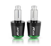 HSL CNC Billet Aluminum Motorbike HBAR END CAP Handle Bar Cap End Plugs For YAMAHA YZF-R125 YZFR125 YZF R125 2014-2018 2015 2016 (Color : Black Green)