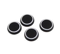 HSL Silicone Buttons for JoystickPS3/PS4/Xbox One/Xbox 360 Wireless Controllers 2 Pairs/White and Black Style 6