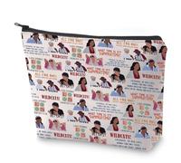 HSM 2 Fans Lover Gift What TIME is IT Canvas Zipper Pouch D Movies Fans Gift TV Show Lover Makeup Bag Magic Kingdom Gift (What TIME is IT)