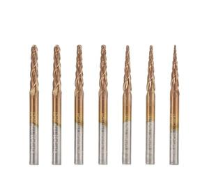 HSMQUBDBX 2 Flute Ball Nose 3.175mm Shank Tungsten Carbide Engraving Bit Coated 1Pcs(R0.5x15x3.175x40)
