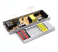 HSMQUBDBX Variable DC Power Supply Ultra Thin LED Power Supply, DC 12V 24V Lighting, 60W 100W 150W 200W 300W 400W AC185-240 Driver, for LED Strip Lights Power Supply Adjustable(12V,100W)