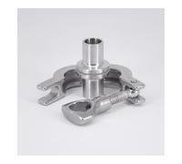 HSMXNEONJB 0.5" Tri Clamp x 16mm Pipe OD Stainless 2 PCS SS304 Weld Ferrules + 1 PC SS304 Clamp + 1 PC Silicon Gasket HSMXNEONJB