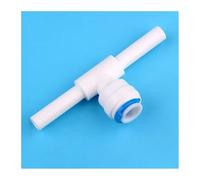 HSMXNEONJB 1/4'' PE Quick Double 1/4" Fast Fitting Tee Pipe 3 Way Hard Joint 6.5MM Aquarium RO Water Filter Tee HSMXNEONJB