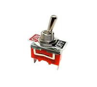 HSMXNEONJB 1PC 1021C 15A 250VAC SPST 2 Terminal Solder Pins Self-locking ON OFF Power Rocker Toggle Switch 12mm