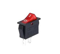 HSMXNEONJB 1pcs KCD3 red Rocker Switch, 2 Position, ON-OFF, 2 Pin, 16A 250VAC/20A 125VAC