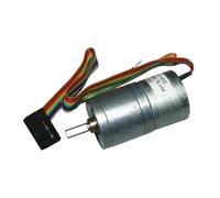 HSMXNEONJB 25GA-310 25mm 310 Gear electronic starter DC 5V-12V 16RPM-41RPM Full Metal Gearbox Reduction Geared electronic starter DIY Robot Smart Car