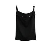 HSOFTIFY Linen Hanging Laundry Hamper Bag, 100% Linen Over The Door Laundry Hamper with Buttons and Zipper, Space Saving Door Hampers for Laundry Dirty Clothes Home Travel, Black