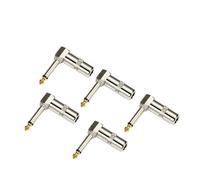 HSP-HSWITI Audio 1/4" 90 Degree Right Angle Plug, 6.35mm Heavy Duty TS