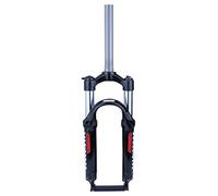 HSQMA 20 Inch Bike Suspension Forks Mechanical Fork Travel 80mm MTB BMX Folding Bicycle Front Fork 1-1/8" Straight Fork 9mm QR Manual Lockout (Color : 20inch Red)