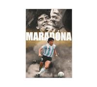 hsqxidhz Diego Maradona Poster, Maradona Canvas Poster Wall Art Decor Print Picture Paintings for Living Room Bedroom Decoration 16x24inch(40x60cm)