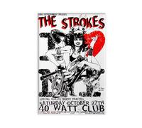 hsqxidhz The Strokes Posters Canvas Poster Wall Art Decor Print Picture Paintings for Living Room Bedroom Decoration 08x12inch(20x30cm)
