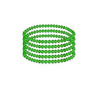 HSQYJ 5Pcs Birthstone Crystal Bracelets for Women Stretch Bead Bracelet Dainty Stack Friendship Bracelets to Daughter Mom Birthday jewellery Gift (Aug. Olive Green)