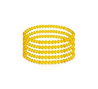 HSQYJ 5Pcs Birthstone Crystal Bracelets for Women Stretch Bead Bracelet Dainty Stack Friendship Bracelets to Daughter Mom Birthday jewellery Gift (Nov. Yellow)