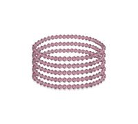 HSQYJ 5Pcs Birthstone Crystal Bracelets for Women Stretch Bead Bracelet Dainty Stack Friendship Bracelets to Daughter Mom Birthday jewellery Gift (Feb. Dark Purple)