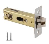 Hsrag 60mm Tubular Mortice Latch, T-60 Anti-Pick Lock Latch, Stainless Steel for Internal Door Latch, Bathroom Door Handles