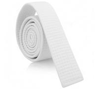 Hsrag Karate Belt - 1.6m Martial Arts Ranking Belt, Durable KarateBelt for Practice & Training (White)