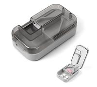 Hsrag Portable Pill Cutter & Tablet Cutter, 2 in 1 Pill Splitter with Storage Compartment, Precision Cutting for Small & Large Pills, Medicine Cutter for Travel & Daily Use(4.3 x 7.9 x 2.3cm)