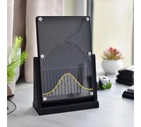 HSRG Galton Board, 12 * 18cm Galton Board Experiment Model, Physics Lab Teaching Tool, with Curve, Effectively Demonstrates Statistical, for Probability Education