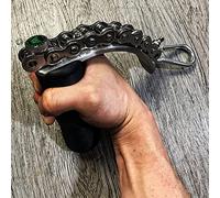 HSRG Professional Arm Wrestling Exercise Handle, for Pronation Rising Supination Great for Toproll and Hook Training, Heavy Duty Wrist Exerciser, Stainless Steel Body